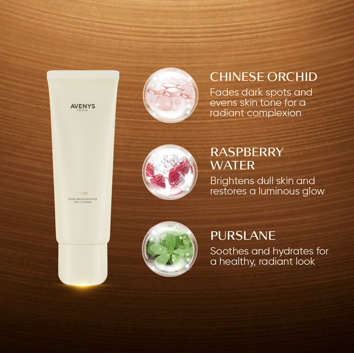 AVENYS Prestige YUME Glow Bright Booster The Cleanser