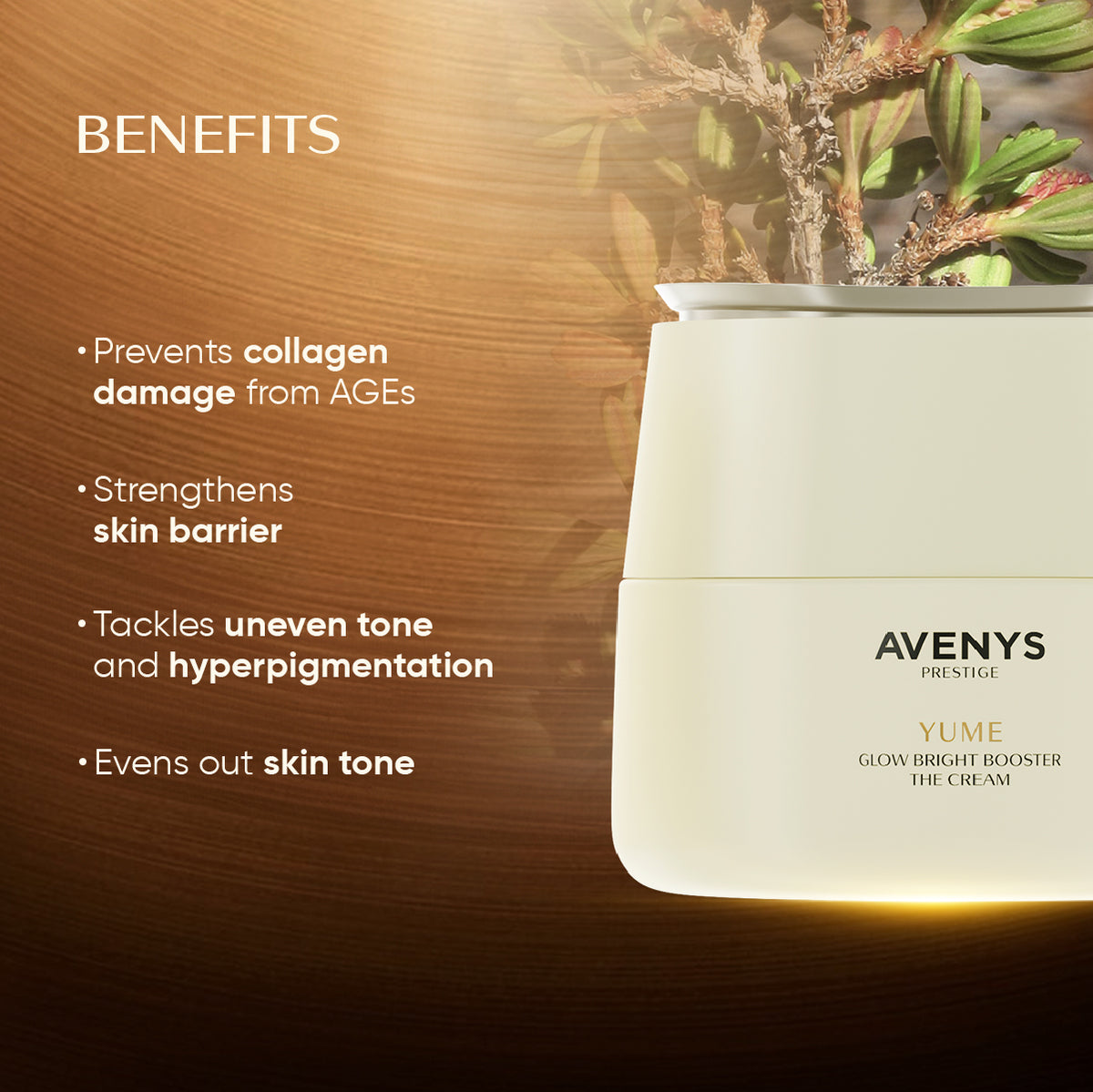 AVENYS Prestige YUME Glow Bright Booster The Cream