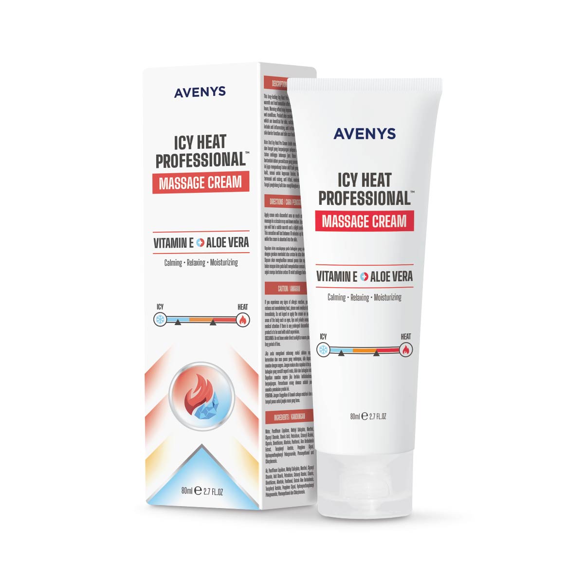 AVENYS Icy Heat Professional Massage Cream