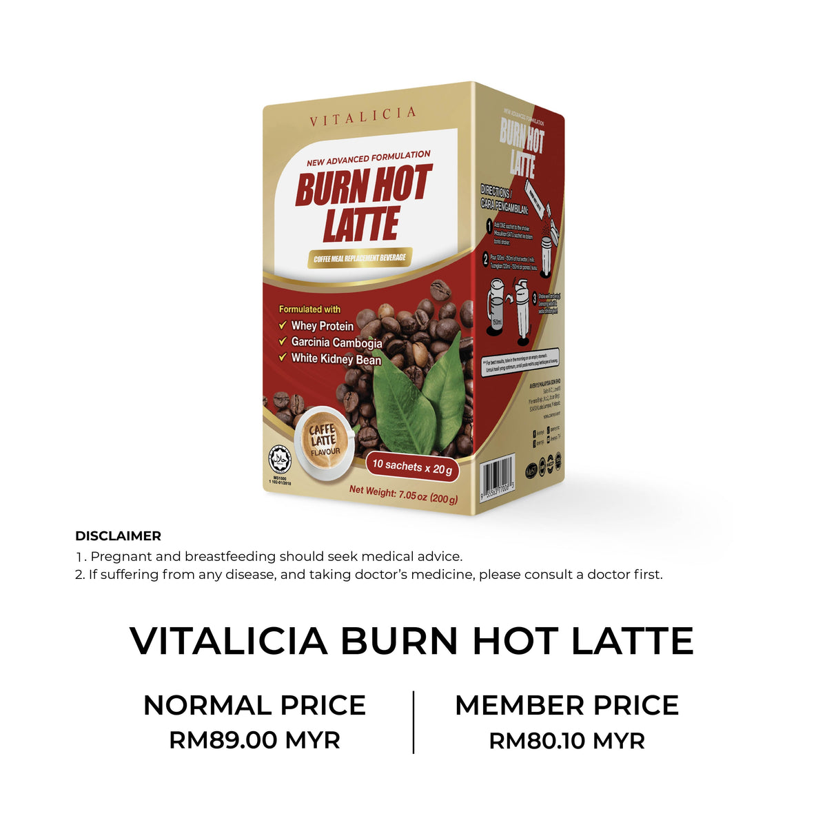 VITALICIA Burn Hot Latte (BHL)